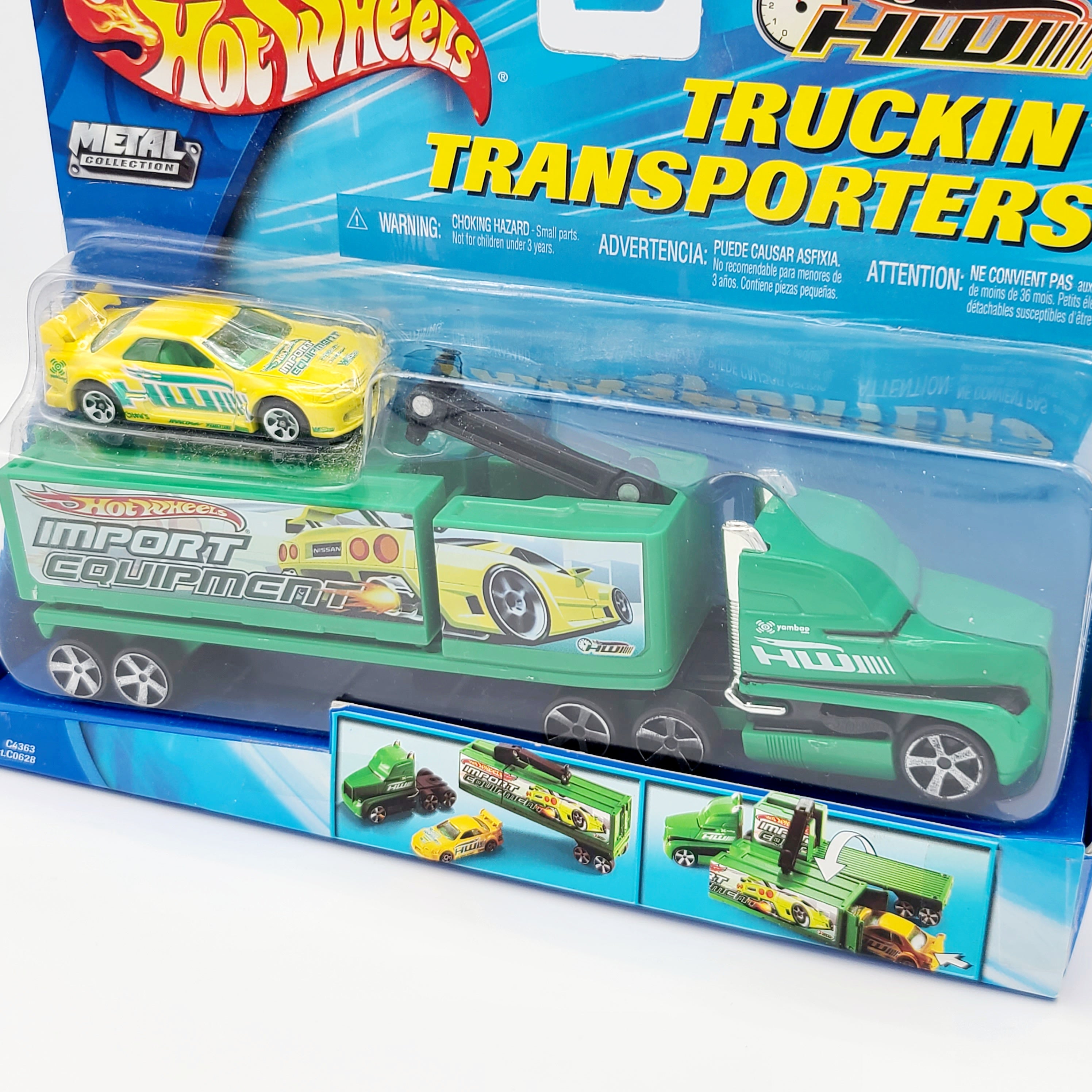 Hot Wheels Nissan Skyline GT-R / Litt-Haul Semi Truck (2004 HW Truckin' Transporters)